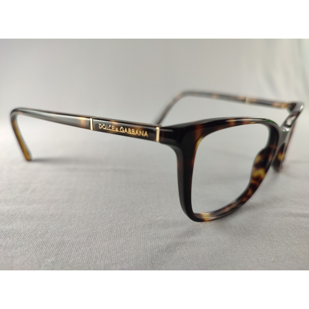 Dolce & Gabbana DG 3219 502 Dark Havana Tortoise Eyeglass Frames 53-16-140 Italy